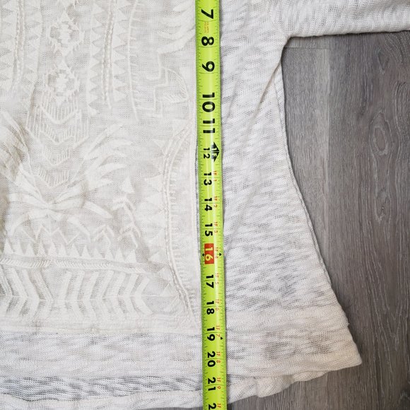 Xhilaration Knit Lace Overlay Sweater - Picture 8 of 10